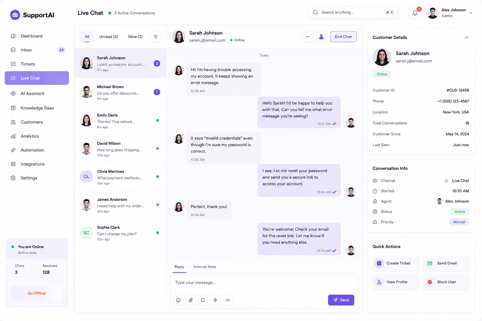 AI Support Assistant