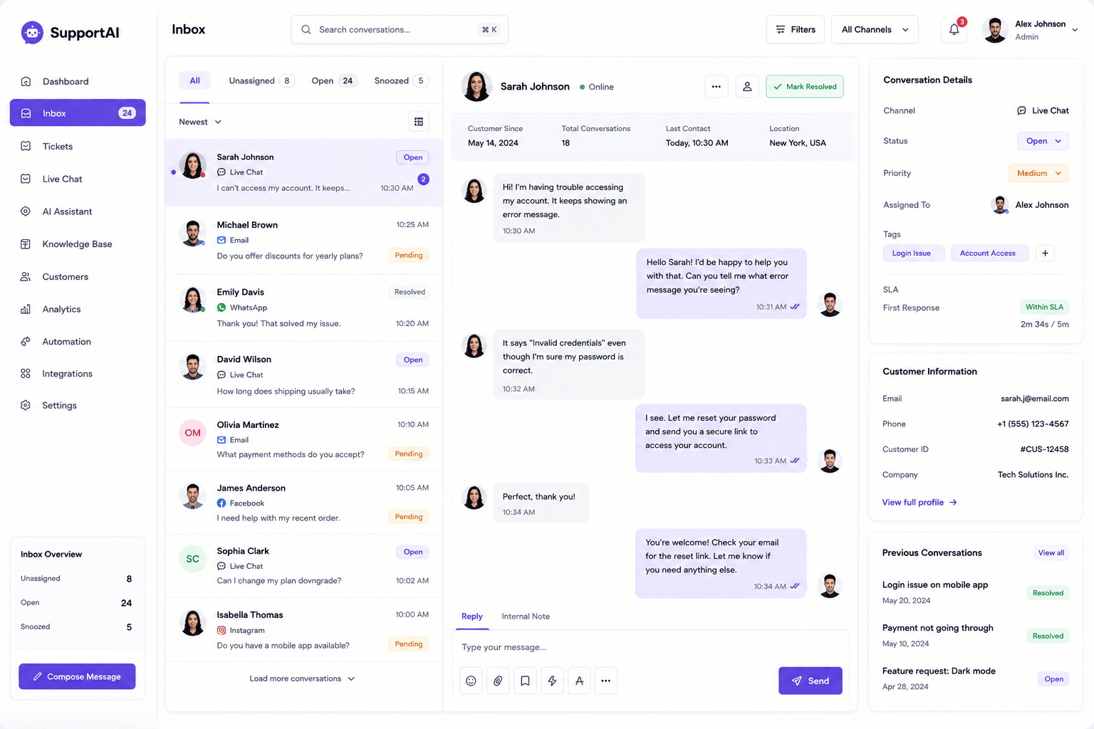 Unified Customer Inbox
